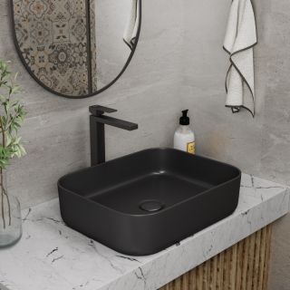 Раковина накладная DQ Berlin DT1431425 50см чёрный